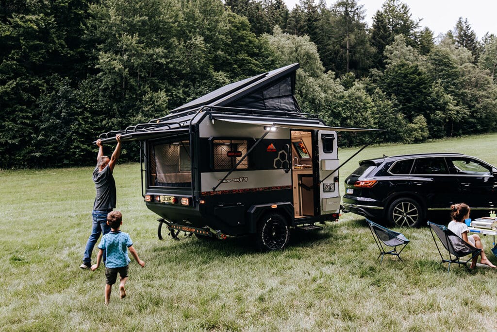 Decamp X3 Heckklappe und Aufstelldach