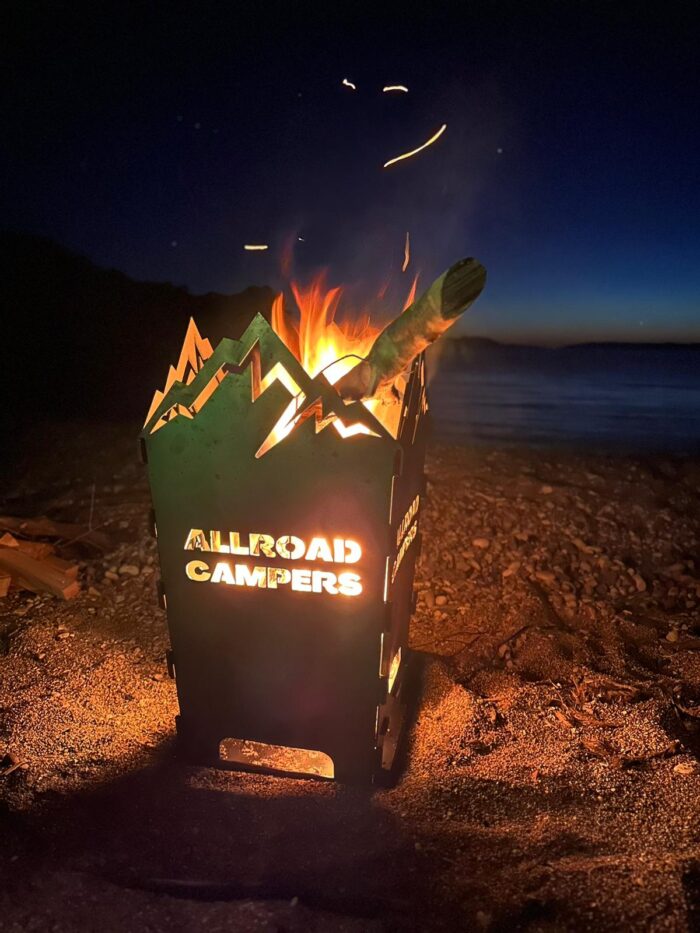 Allroad Campers Feuerkorb inklusive Grillplatte – Bild 2